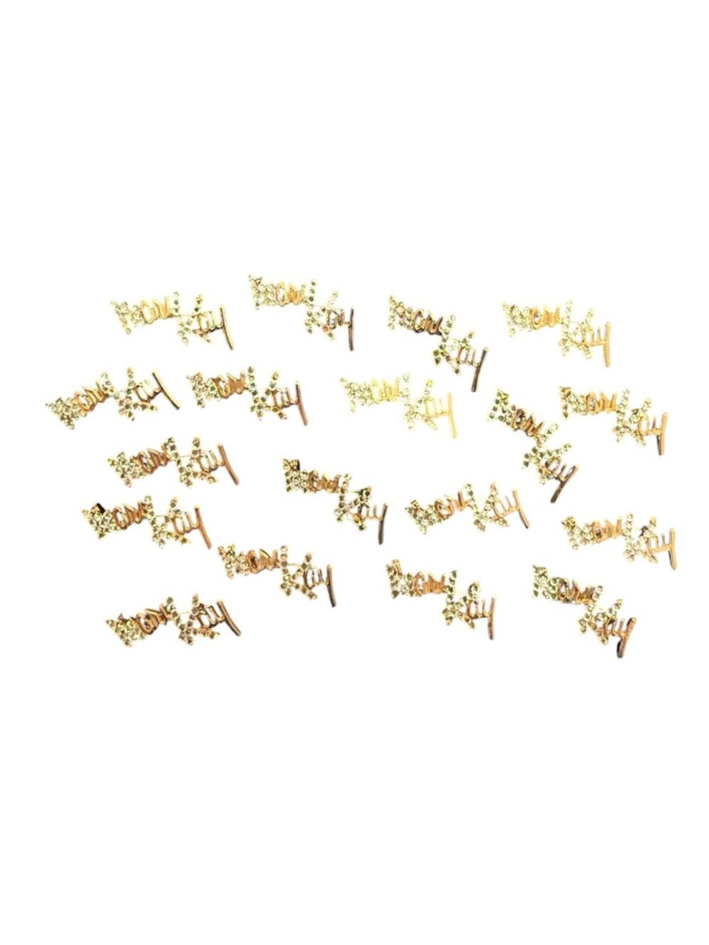 Vintage Mary Kay Bundle of (18) Vintage Logo Gold Rhinestones Lapel Pins
